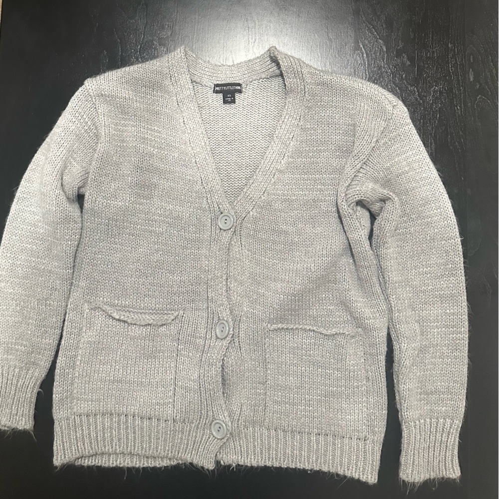Women’s Oversized Gray Cardigan